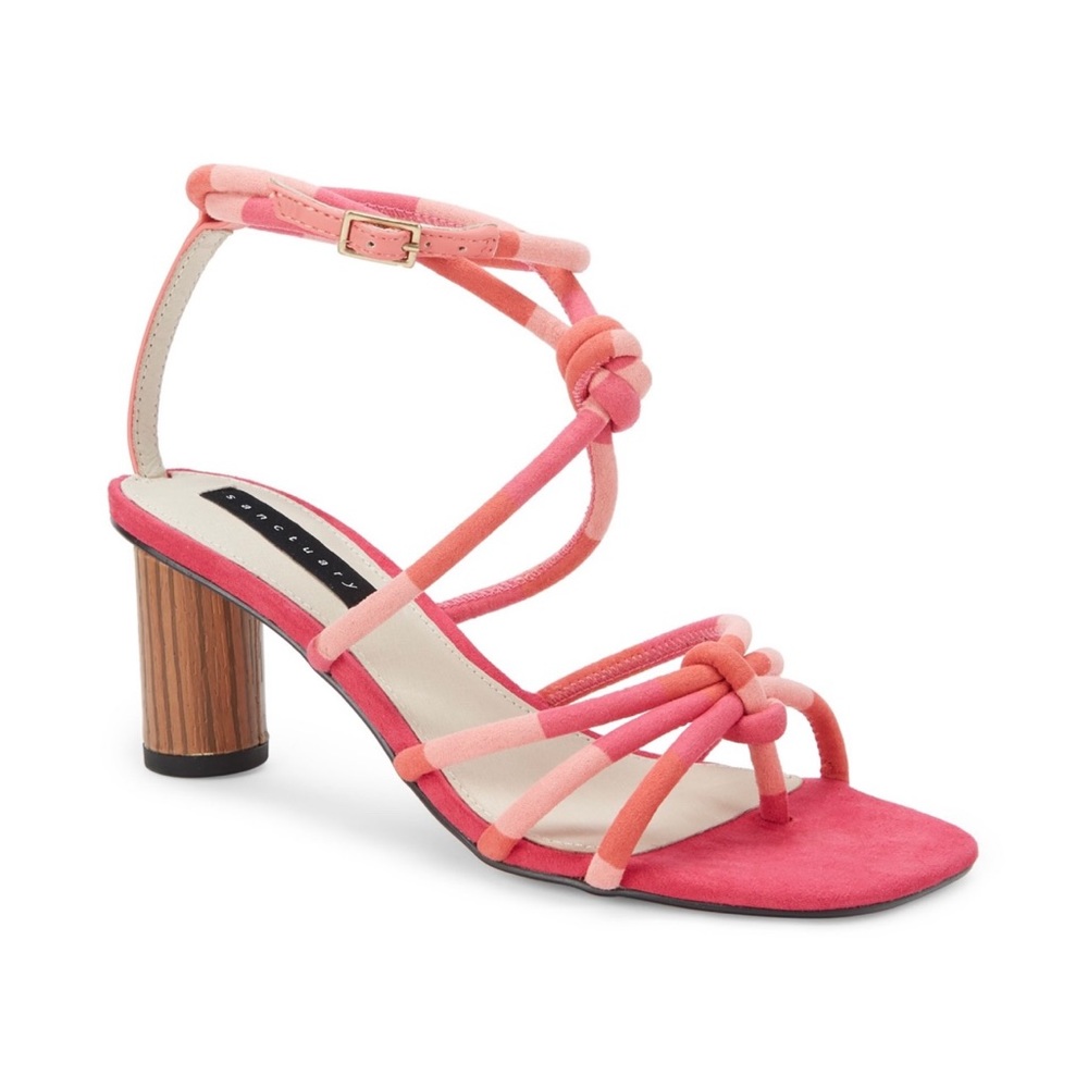 💕Sanctuary Aspire Block Heel Knotted Sandals💕